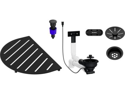 blanco oovalon sada komponentov cierna matna