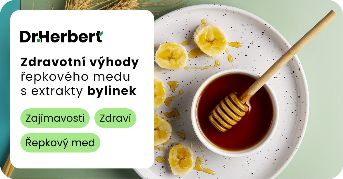 Pastovaný řepkový med s extrakty bylinek