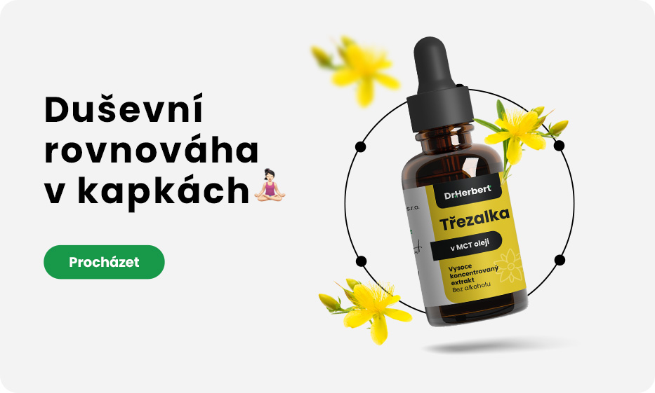 Bylinné kapky s extraktem třezalky