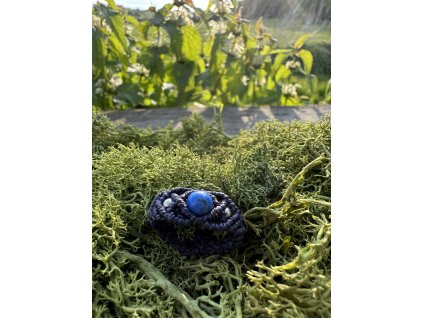 minerální prsten lapis lazuli