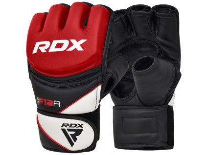 f12 mma grappling gloves red 1 2