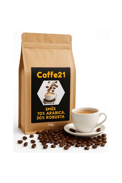 Caffe21 70/30  Čerstvě pražená kava