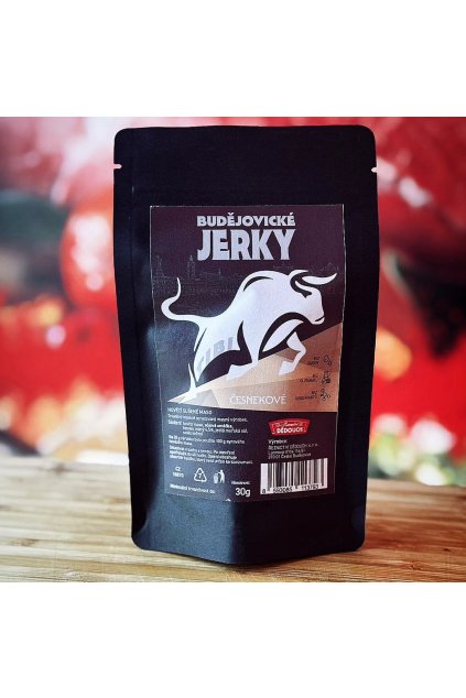 jerky česnek