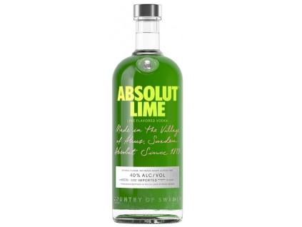 absolut vodka lime 07 l 40