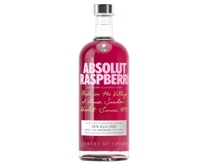 Absolut Vodka Raspberry | 38% (Objem 0,7 l)