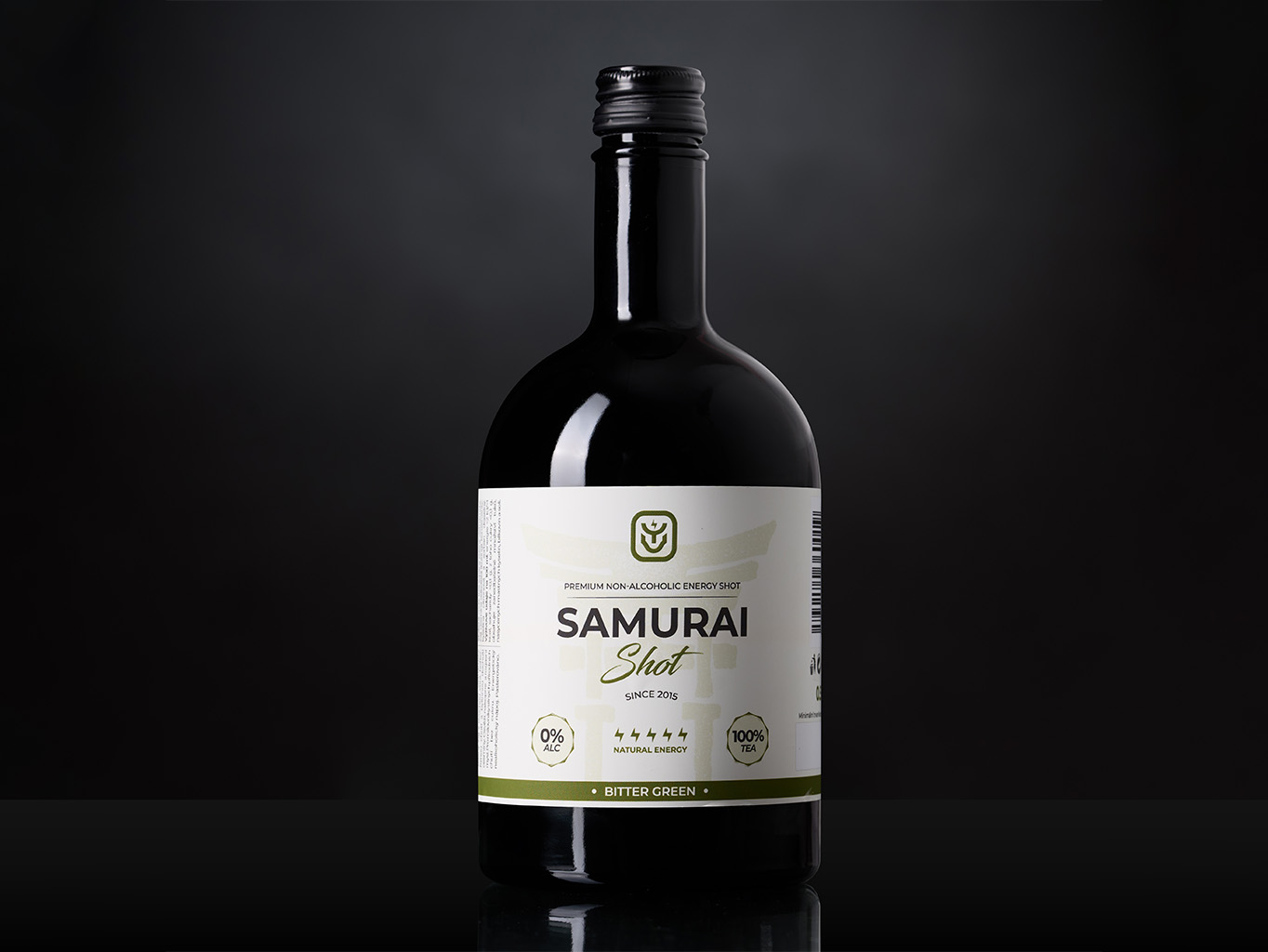 Samurai Spirits ショートジョン LL ブラック SAMURAI SHOT - BITTER GREEN 500 ml