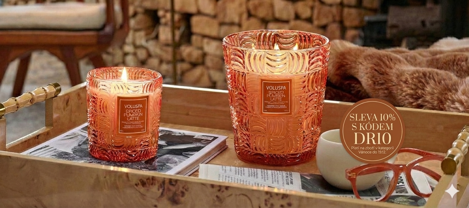 VONNÉ SVÍČKY A DIFUZÉRY