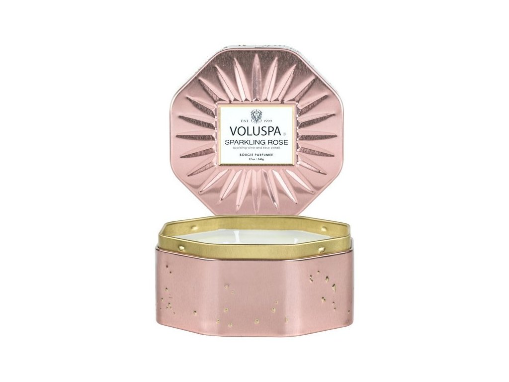 Svíčka Voluspa - Sparkling rose Octagon