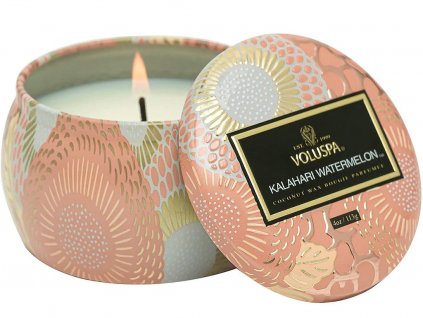 39685 voluspa kalahari watermelon svicka mini tin candle 1