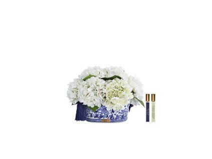 Côte Noire Chinoiserie Hydrangea – Ivory – luxusní dekorační květinová dekorace