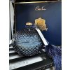 Côte Noire Round Art Deco svíčka Navy Eau de Vie – elegantní design s vůní Eau de Vie 🍇✨