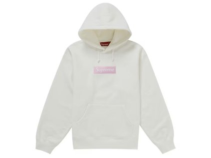 Supreme Box Logo Hooded Sweatshirt FW25 White
