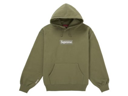 Supreme Box Logo Hooded Sweatshirt FW25 Olive