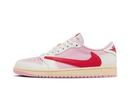 Air Jordan 1 Retro Low OG SP Travis Scott Sail Tropical Pink