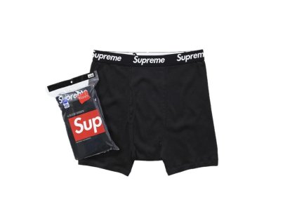 Supreme Hanes Boxers Briefs Black (4 pack)