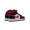 Jordan 1 Mid Black Fire Red (GS) (2)