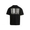 Vetemens Big Barcode Black T shirt (1)