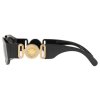 Versace Irregular Biggie Sunglasses BlackDark Grey (VE4361) (4)