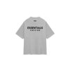 Fear Of God Essentials Jersey Crewneck T shirt light heather Gray (2)
