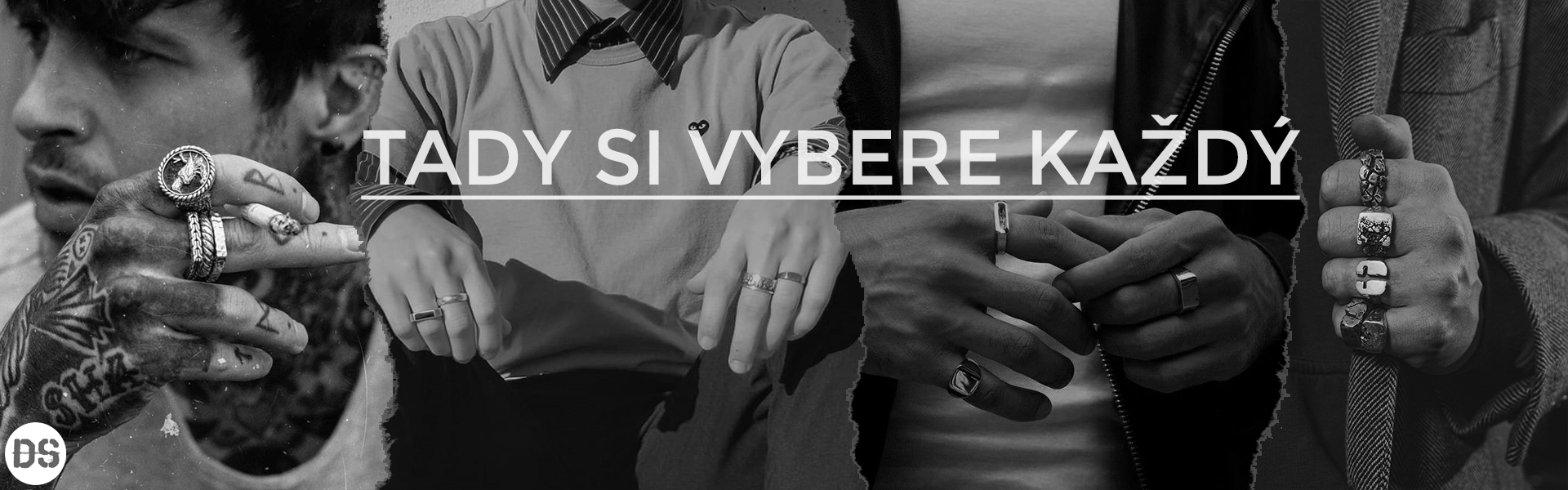 Pánské prsteny, náhrdelníky, náramky