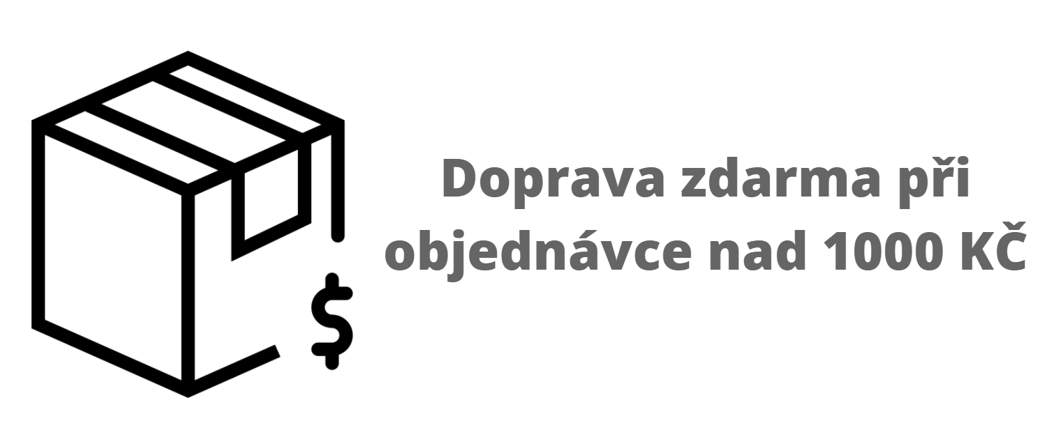 Doprava zdarma při objednávce nad 1000 KČ