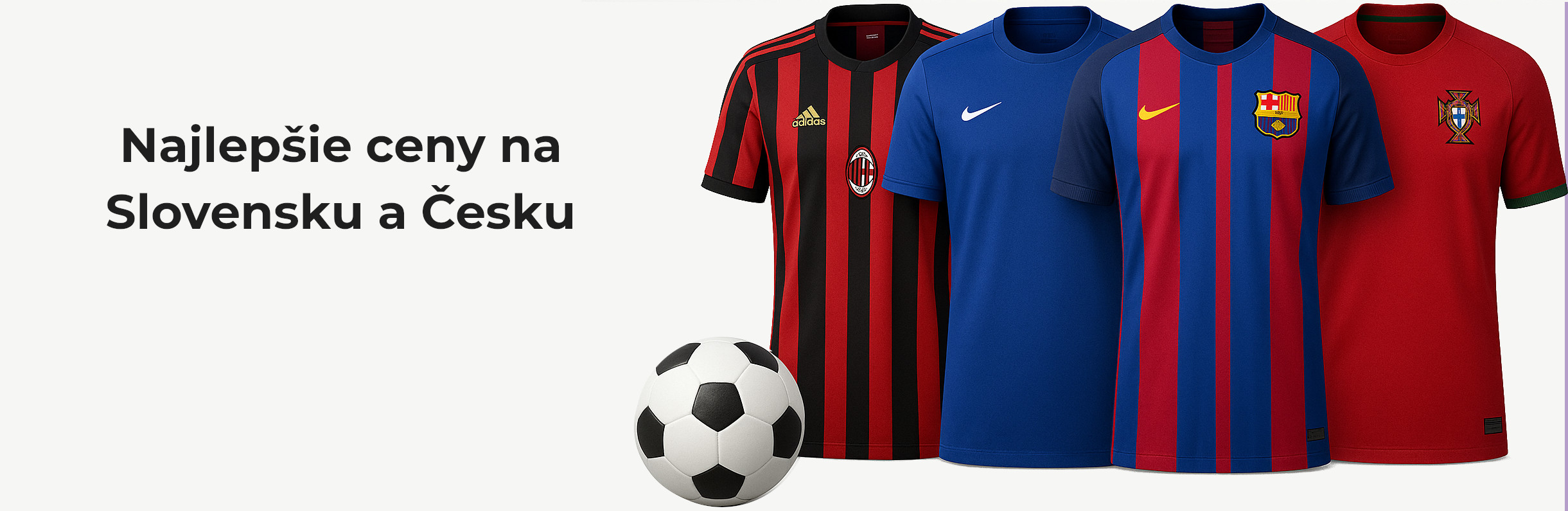 futbalove dresy