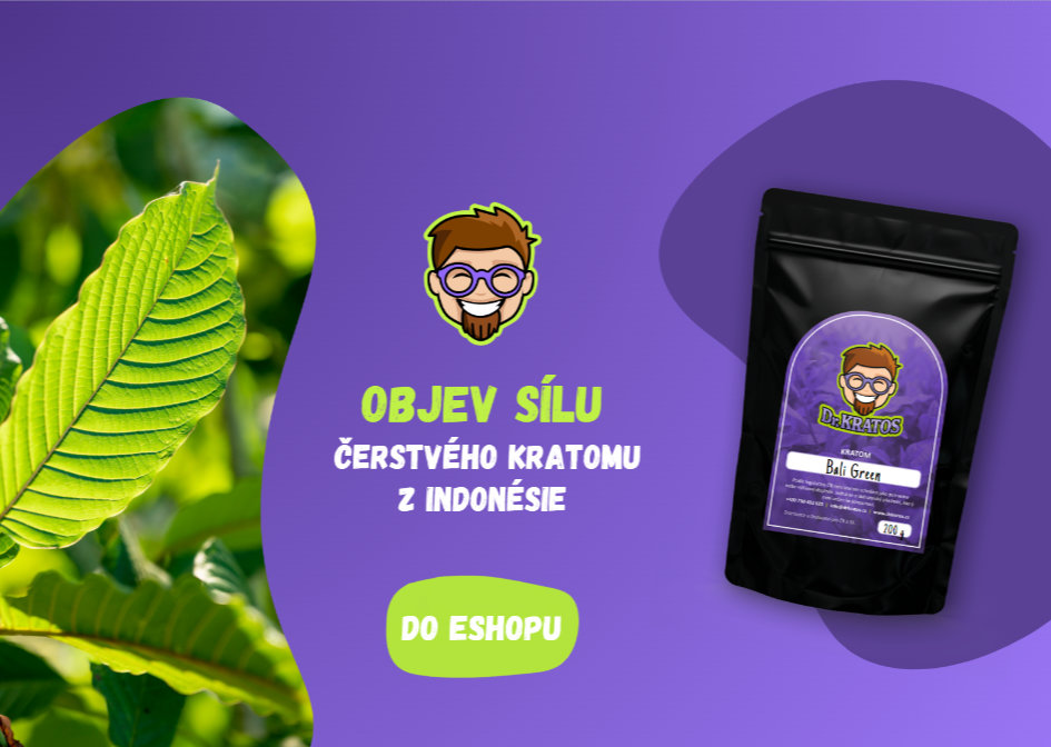 Vstup do e-shopu Dr. Kratos - Objev čerstvý a kvalitní kratom z farmy