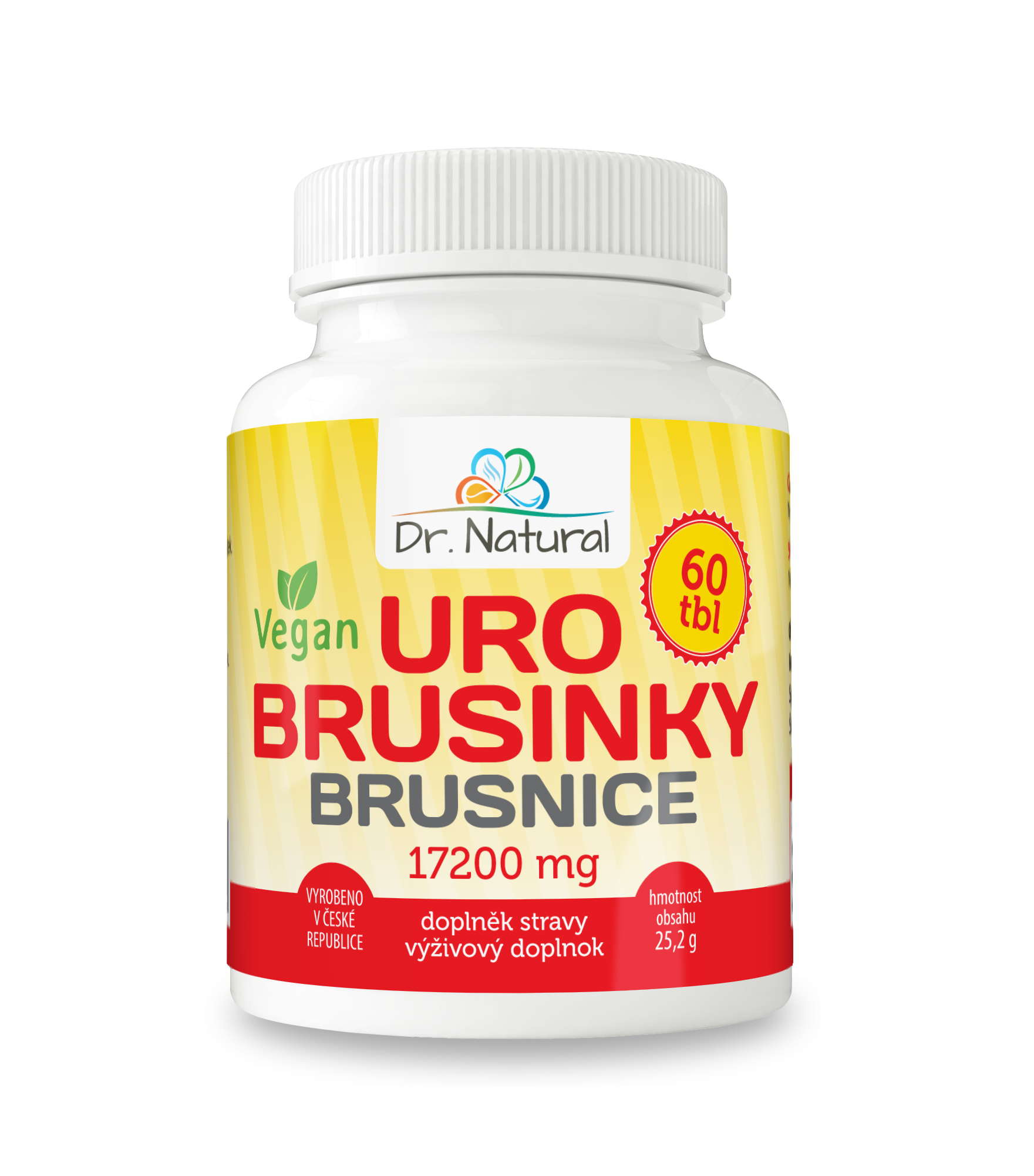 Dr.Natural URO - Brusinky 17200 mg 60 tbl.