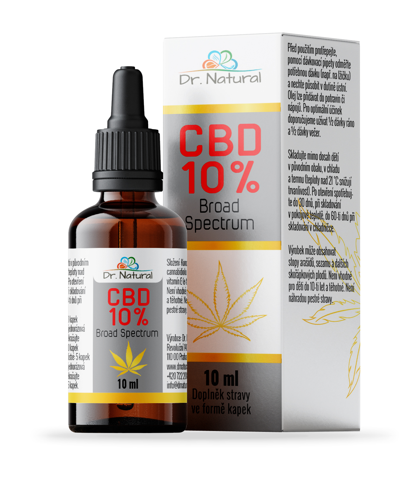 Dr.Natural CBD olej 10% 10ml
