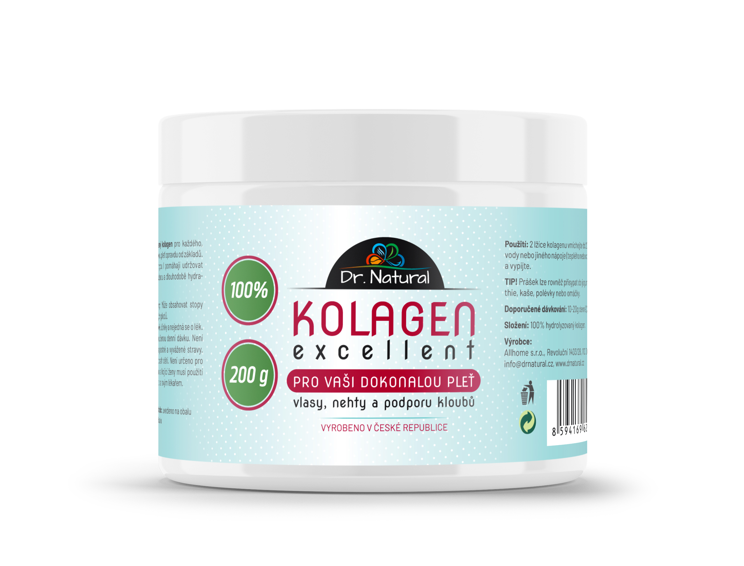 Dr.Natural Kolagen Excellent 200 g 100%