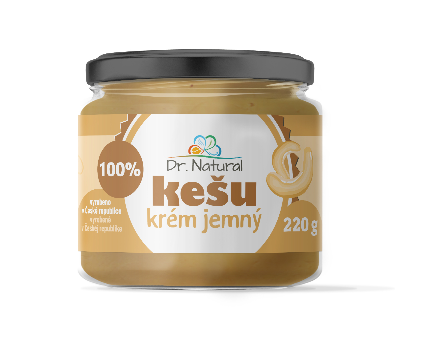 Dr.Natural Kešu krém jemný 220g 100%