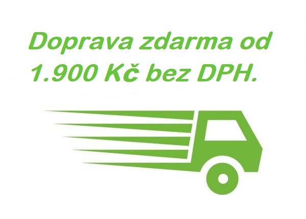 Doprava zdarma od 1.900 Kč bez DPH