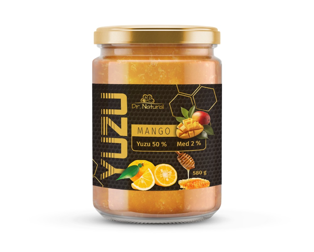 Dr.Natural YUZU + Med + Mango Tea 580g