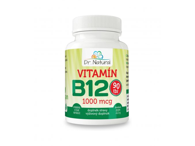 DR NATURAL VITAMIN B12 90tbl VIZUAL