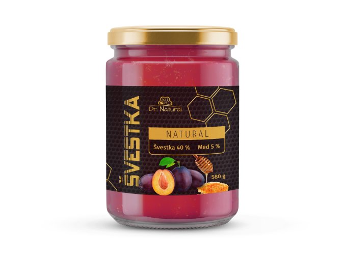 Svestka sklenicka BORDO 580g