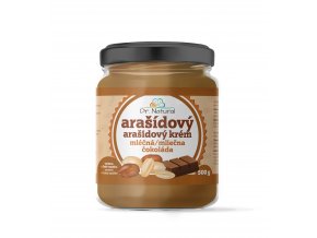 DR NATURAL sklenicka ARASIDOVY KREM mlecna cokolada 500g VIZUAL