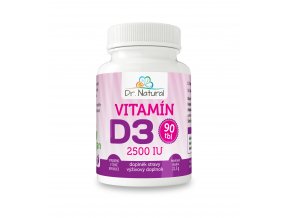 DR NATURAL VITAMIN D3 90tbl VIZUAL