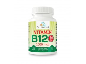 DR NATURAL VITAMIN B12 90tbl VIZUAL