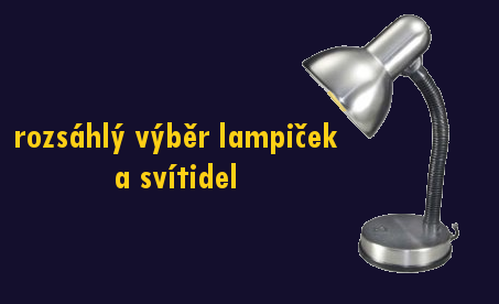 Rozsáhlý výběr lampiček a svítidel