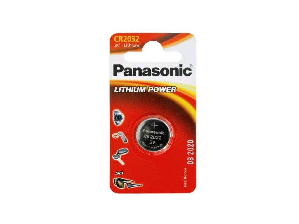 Panasonic Lithiové knoflíkové baterie CR2032 1 ks