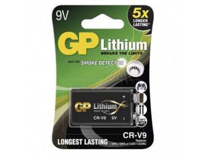 Lithiová baterie GP 9V (CR-V9)