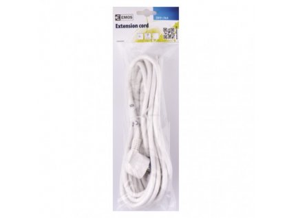 EMOS Flexo šňůra PVC 3× 1,5mm2, 5m, bílá S14325