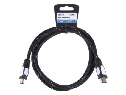 EMOS HDMI 2.0 high speed kabel eth.A vidlice-A vidlice 1,5m nylon SL0301