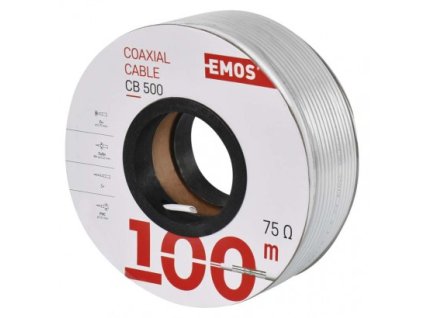 EMOS Koaxiální kabel CB500, 100m S5252