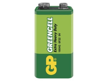 GP Batteries Zinkochloridová baterie GP Greencell 6F22 (9V) B1250
