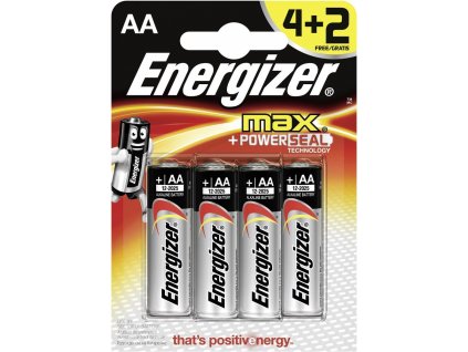 Baterie Energizer MAX+ AA, LR6 4+2