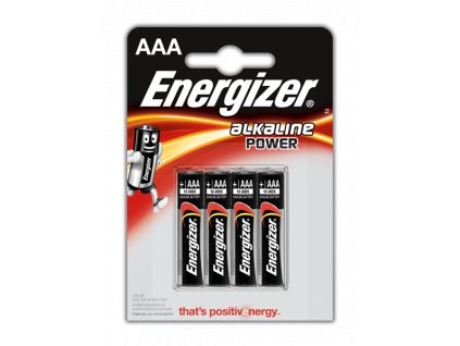 BATERIE ENERGIZER POWER ALKALINE, AAA LR03 4ks