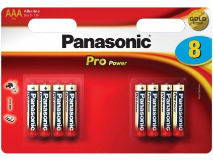 Baterie Panasonic Pro Power Gold AAA LR03 8 ks