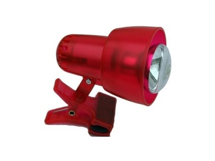 Bodové plastové svítidlo na CLIP E14 - R50 max. 40W červená 530/KL