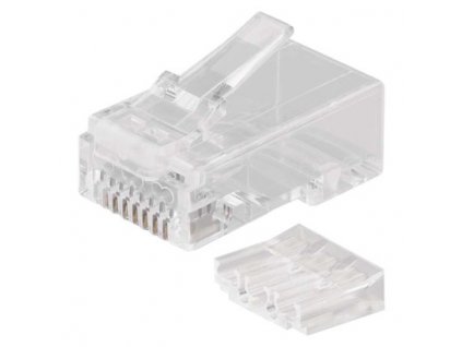 EMOS Konektor RJ45 pro UTP kabel (drát), bílý K0103